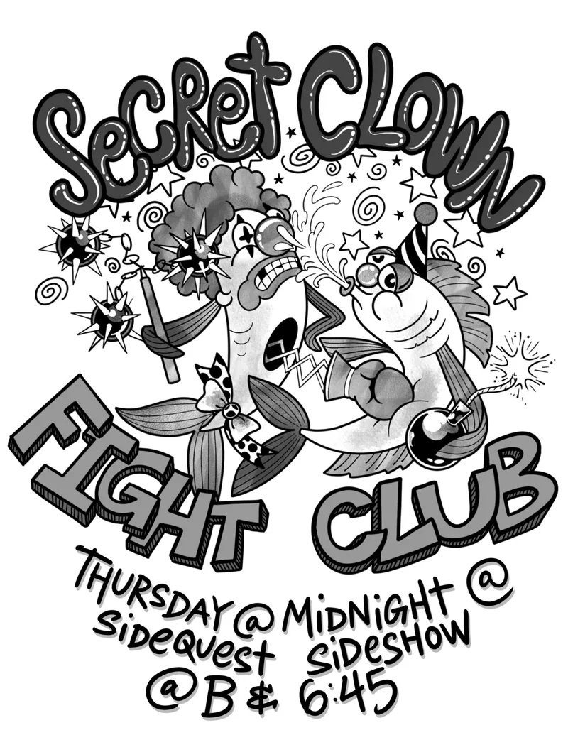 Secret Clown Fight Club poster