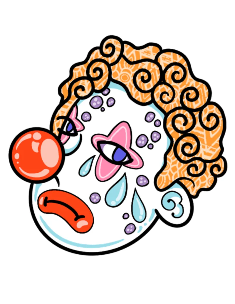 Sad clown